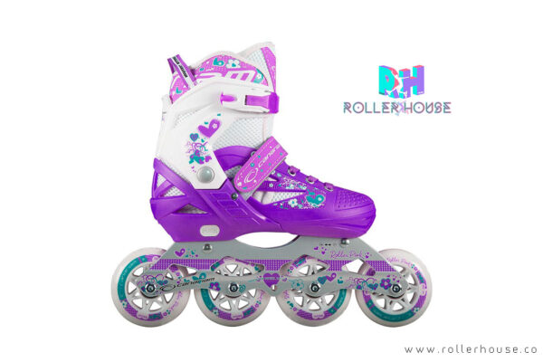 Patines canariam roller pink morado