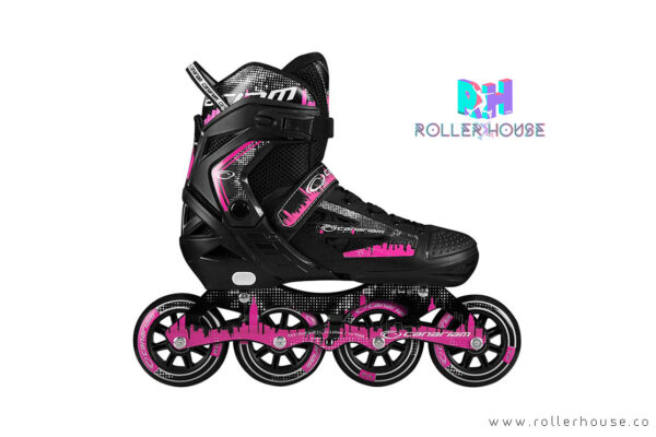 Patines roller team fucsia