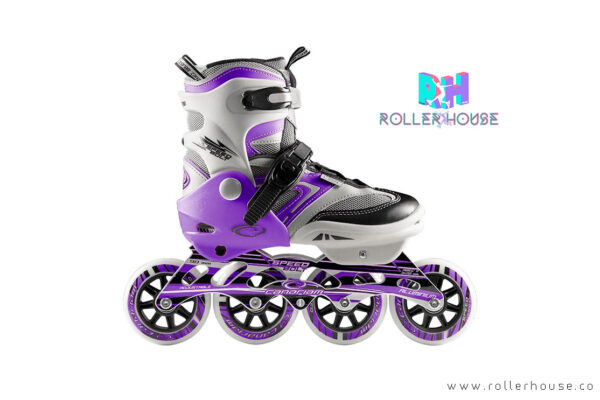 Patines semiprofesionales canariam speed bolt morado